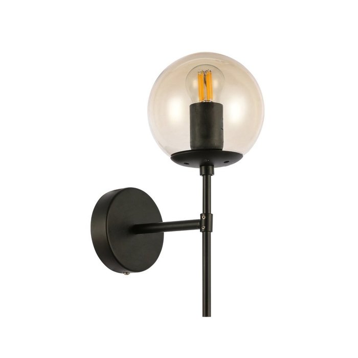 Светильник настенный Lacotta с янтарным плафоном - купить Бра и настенные светильники по цене 3340.0