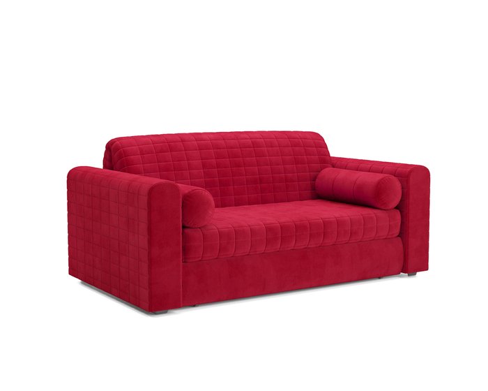 Диван-кровать Барон 5 красного цвета