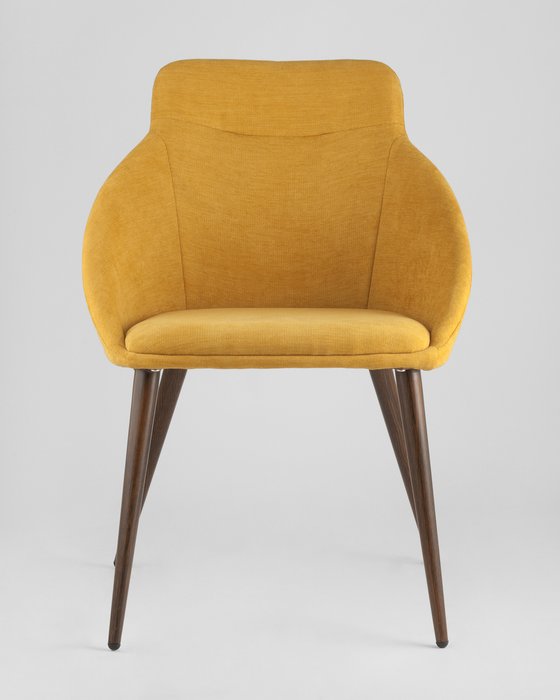 Стул Квини желтого цвета - лучшие Обеденные стулья в INMYROOM