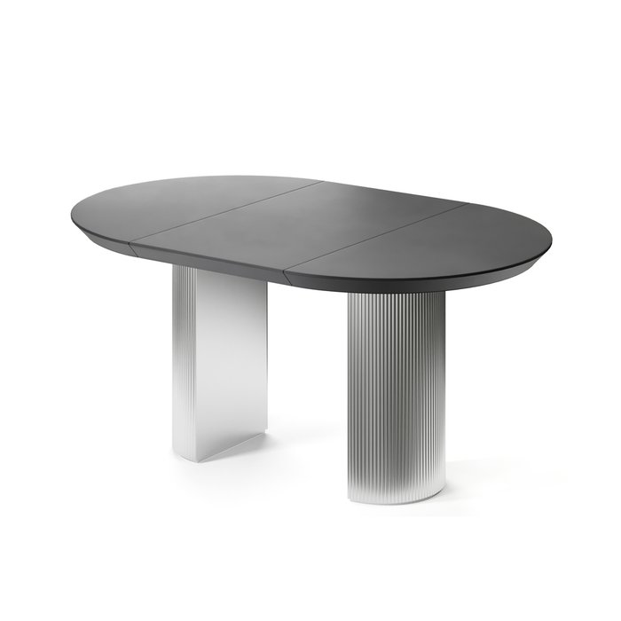 Обеденный стол раздвижной Вега L на серебряном основании - купить Обеденные столы по цене 136160.0