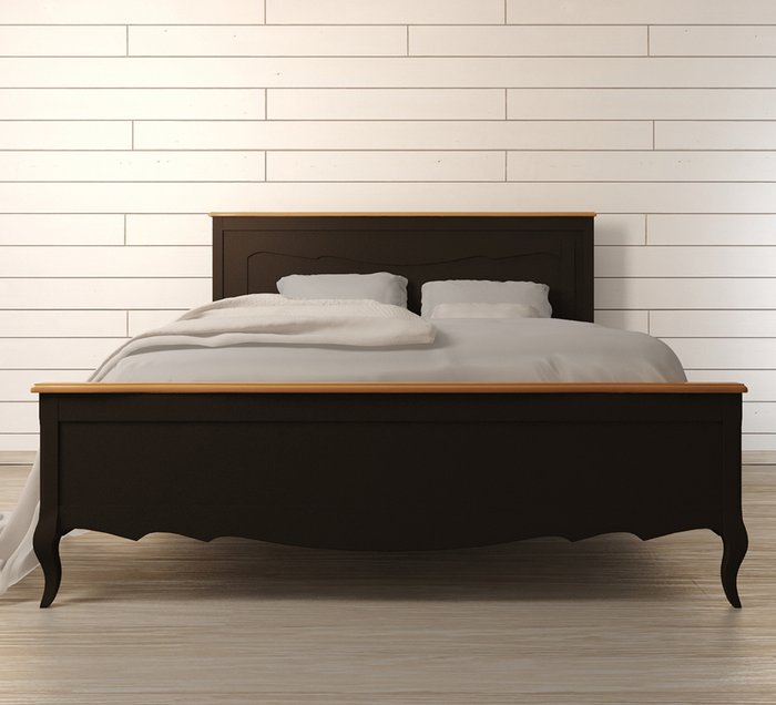 Дизайнерская кровать Leontina Black 180х200  - лучшие Кровати для спальни в INMYROOM
