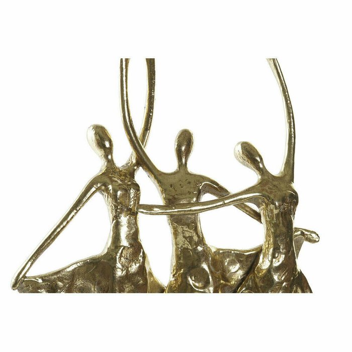 Декоративная фигура 25 x 9,8 x 44,5 cm Чёрный Позолоченный Балерина романтик - лучшие Фигуры и статуэтки в INMYROOM