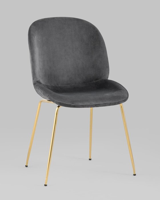 Стул Beetle серого цвета   - купить Обеденные стулья по цене 9990.0