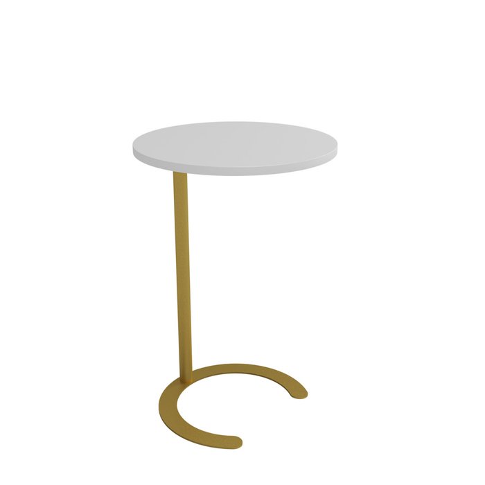 Кофейный стол Horsix бело-золотого цвета