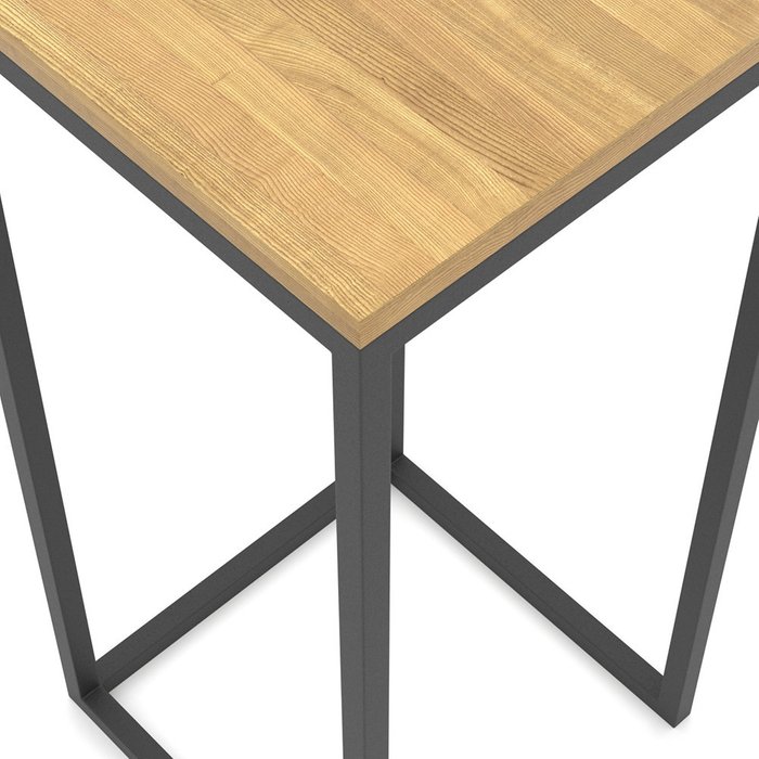 Кофейный столик Loft с черным подстольем - купить Кофейные столики по цене 6400.0