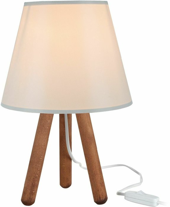 Настольная лампа Sophia TL1619T-01WH (ткань, цвет бежевый) - купить Настольные лампы по цене 3230.0