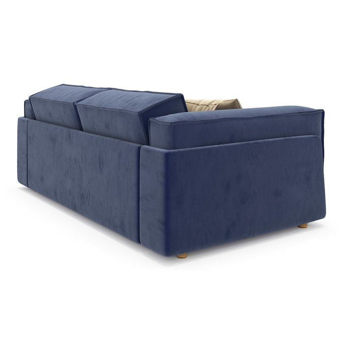 Диван-кровать Vento light двухместный синего цвета - купить Прямые диваны по цене 96400.0