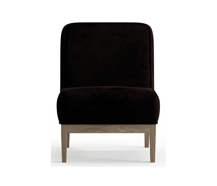Кресло из велюра Арагорн коричневого цвета - купить Интерьерные кресла по цене 16490.0
