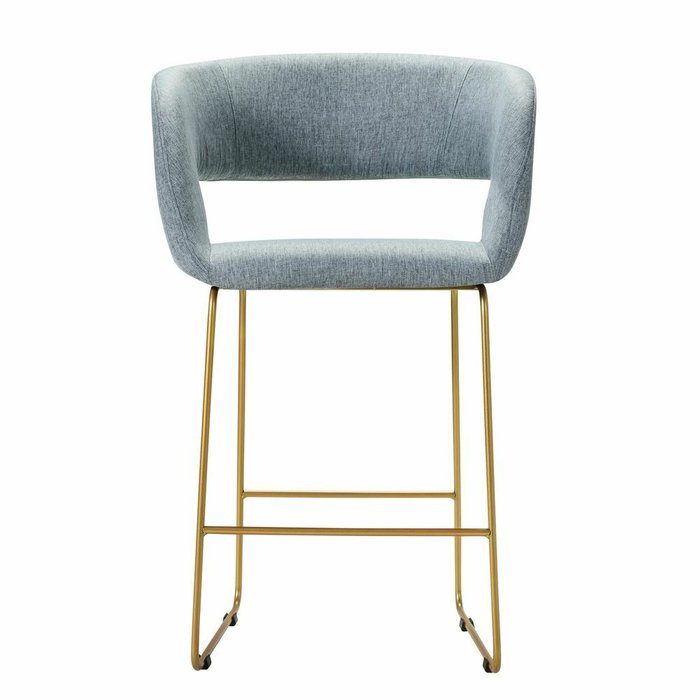 Полубарный стул Hugs светло-серого цвета - купить Барные стулья по цене 11860.0