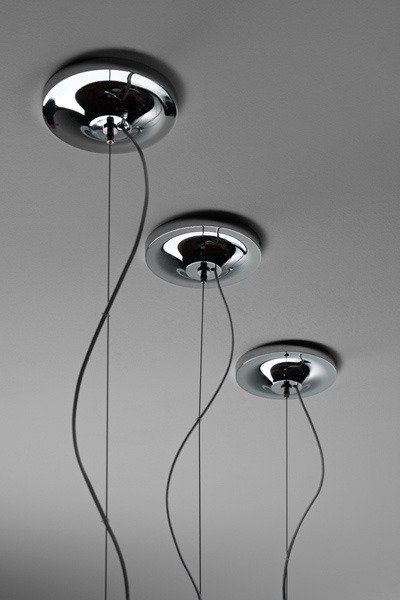 Подвесной светильник Fabbian Flow с плафоном из стекла - лучшие Подвесные светильники в INMYROOM