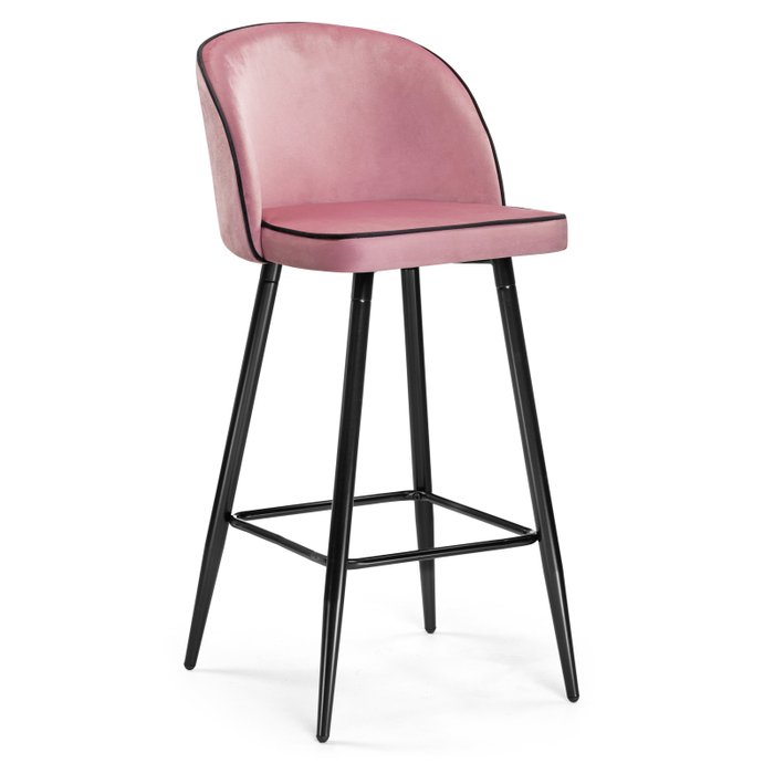 Барный стул Zefir розового цвета