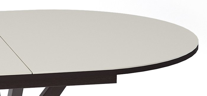 Раздвижной обеденный стол B1300 бежево-коричневого цвета - купить Обеденные столы по цене 40500.0