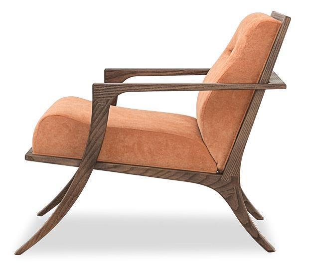 Кресло Лаундж mini оранжевого цвета - лучшие Интерьерные кресла в INMYROOM