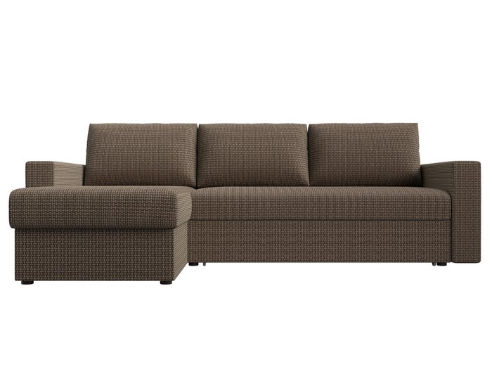 Угловой диван-кровать Траумберг L бежево-коричневого цвета левый  угол  - купить Угловые диваны по цене 39999.0