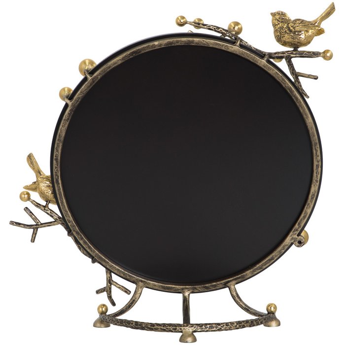 Зеркало настольное Терра коричневого цвета - купить Настольные зеркала по цене 21133.0