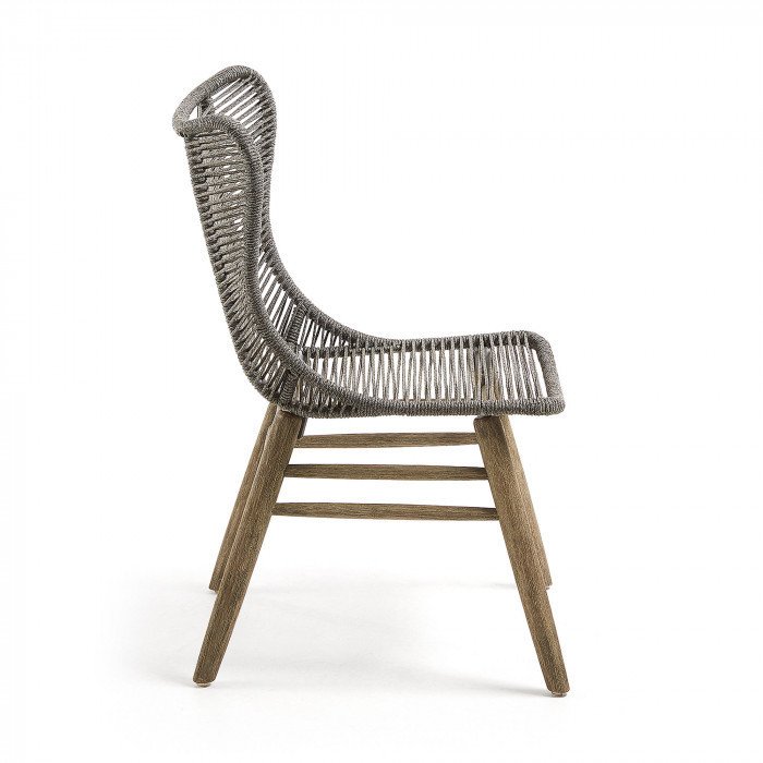 Кресло Kubic серого цвета  - купить Садовые кресла по цене 30990.0