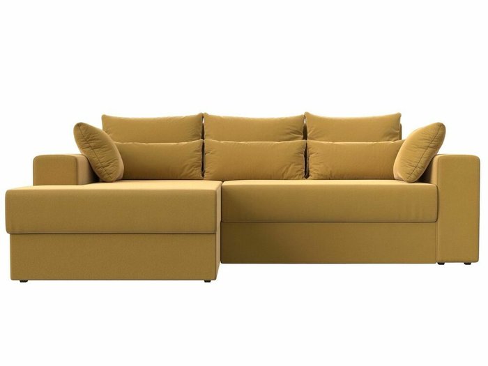 Угловой диван-кровать Майами желтого цвета левый угол - купить Угловые диваны по цене 49999.0