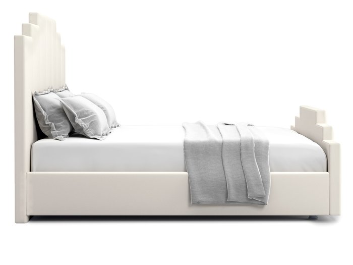 Кровать Velino 120х200 белого цвета с подъемным механизмом - лучшие Кровати для спальни в INMYROOM