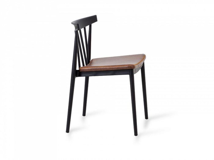 Стул Morris темно-коричневого цвета - лучшие Обеденные стулья в INMYROOM