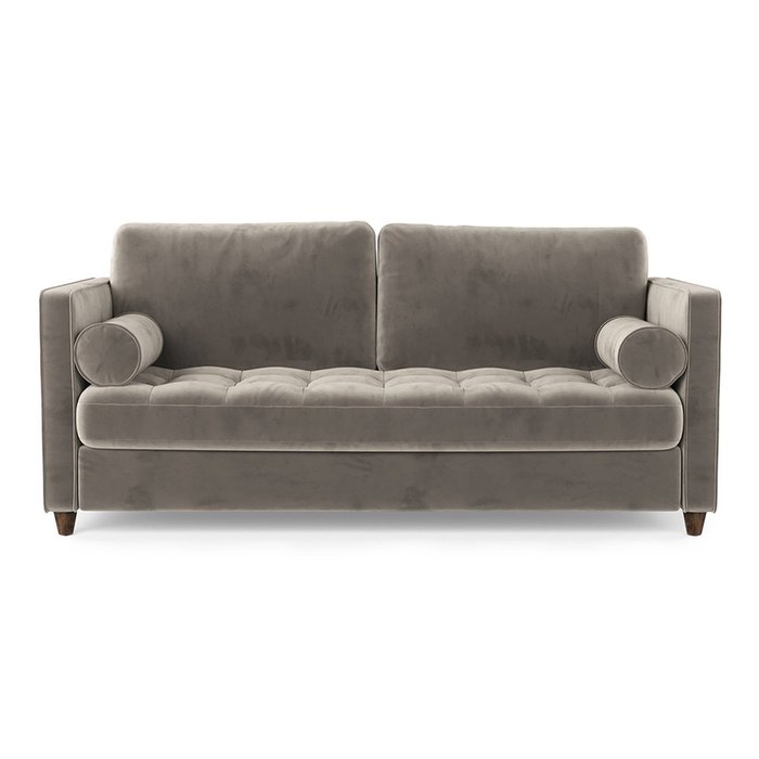 Трехместный диван Scott MT серого цвета