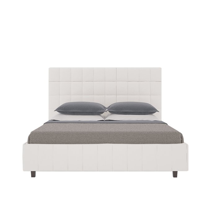 Кровать Shining Modern  с мягким изголовьем и прочным деревянным каркасом 200х200  - лучшие Кровати для спальни в INMYROOM
