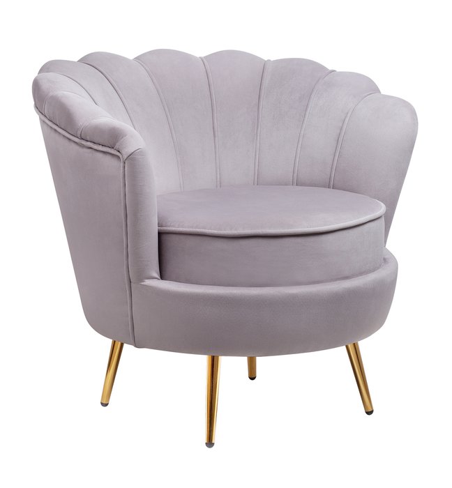 Кресло Pearl серого цвета - купить Интерьерные кресла по цене 33040.0