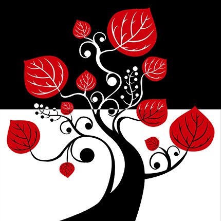 Триптих на холсте: "Red, black and white" - лучшие Принты в INMYROOM Триптих на холсте: "Red, black and white" - лучшие Принты в INMYROOM