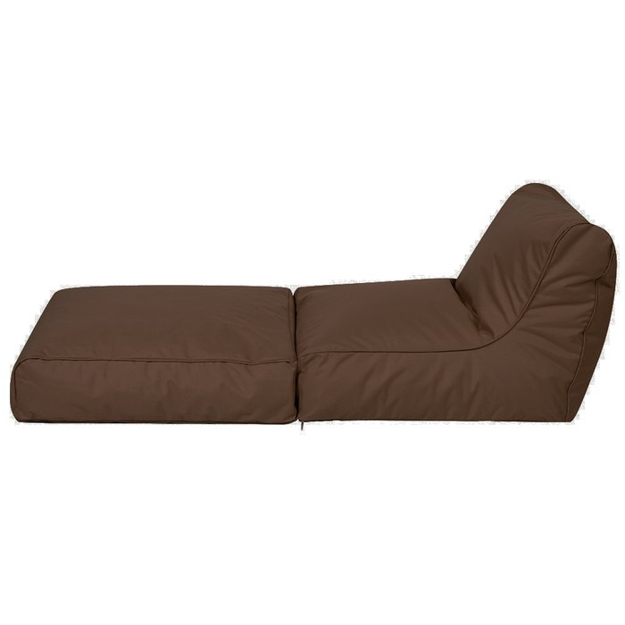 Раскладное кресло-лежак коричневого цвета - лучшие Бескаркасная мебель в INMYROOM