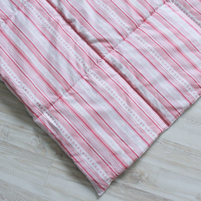 Стеганый плед для вигвама "Pink Stripes" - купить Аксессуары и текстиль для игровых домиков по цене 2990.0