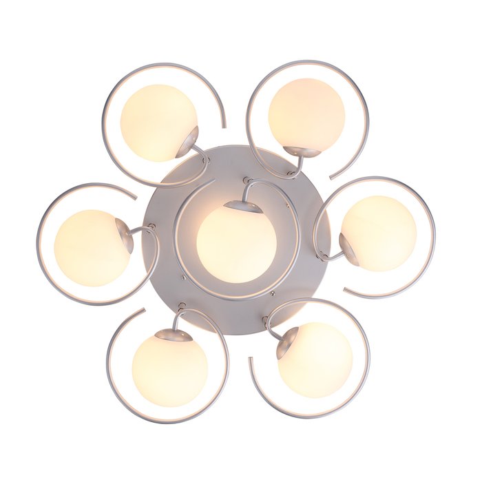 Потолочная люстра  Galio с белыми плафонами - купить Потолочные люстры по цене 28790.0
