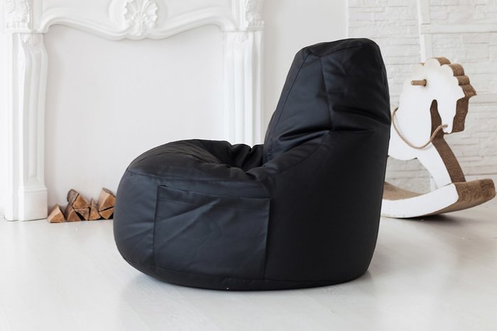Кресло Комфорт черного цвета - лучшие Бескаркасная мебель в INMYROOM