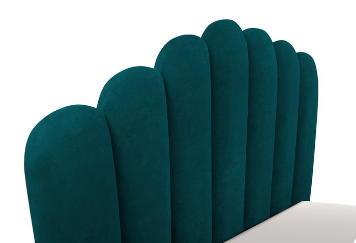 Кровать Lixano 120х200 темно-зеленого цвета с подъемным механизмом - лучшие Кровати для спальни в INMYROOM