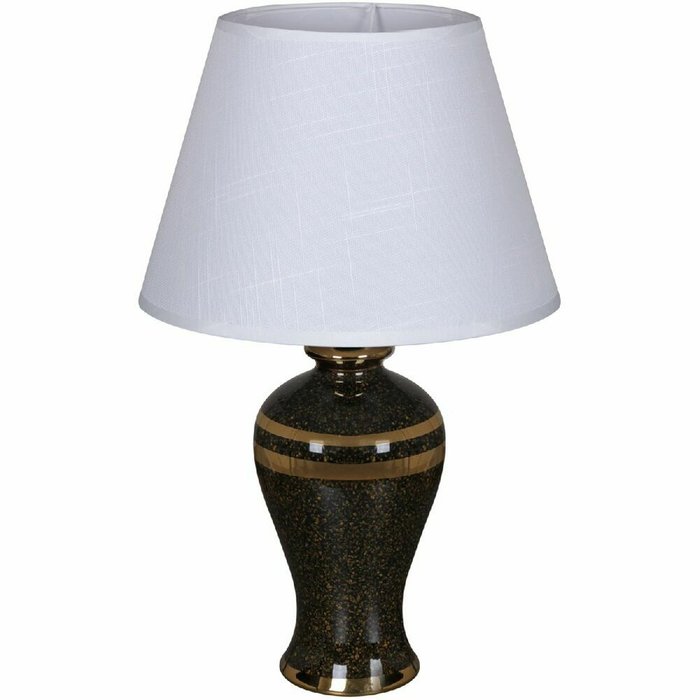Настольная лампа 30231-0.7-01 (ткань, цвет белый) - купить Настольные лампы по цене 3150.0