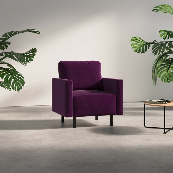 Кресло Сканди фиолетового цвета - лучшие Интерьерные кресла в INMYROOM