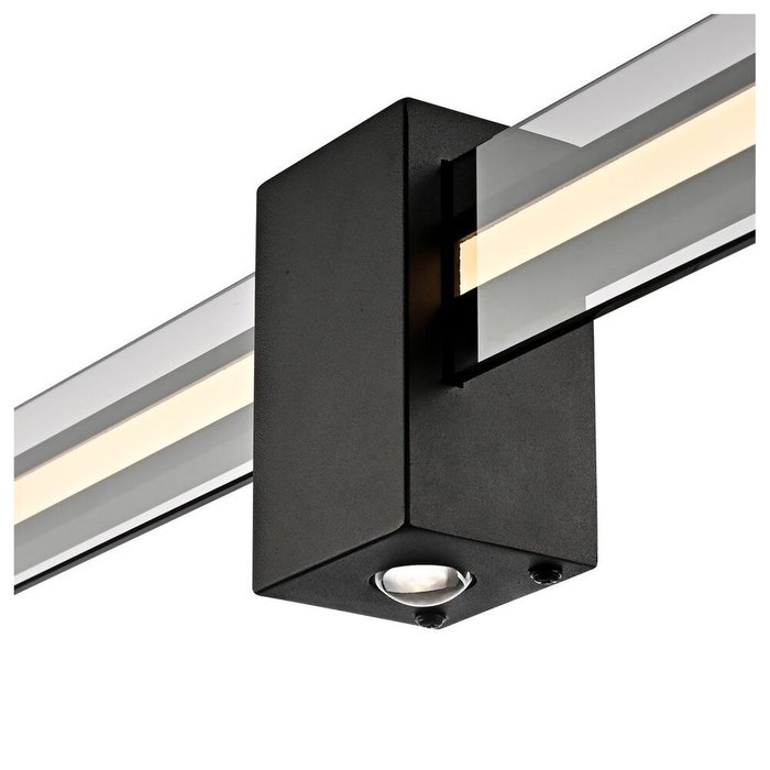 Настенный светильник Kurt WE434.08.021 (стекло, цвет дымчатый) - купить Бра и настенные светильники по цене 19414