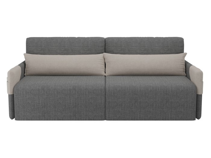 Прямой диван-кровать Армада серого цвета - купить Прямые диваны по цене 31990.0