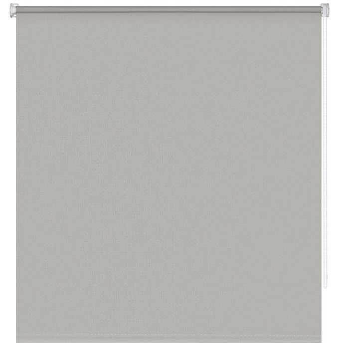 Рулонная штора Миниролл Апилера серого цвета 90x160 - лучшие Шторы в INMYROOM