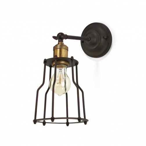 Настенный светильник "Ancient lantern" из стали Настенный светильник "Ancient lantern" из стали