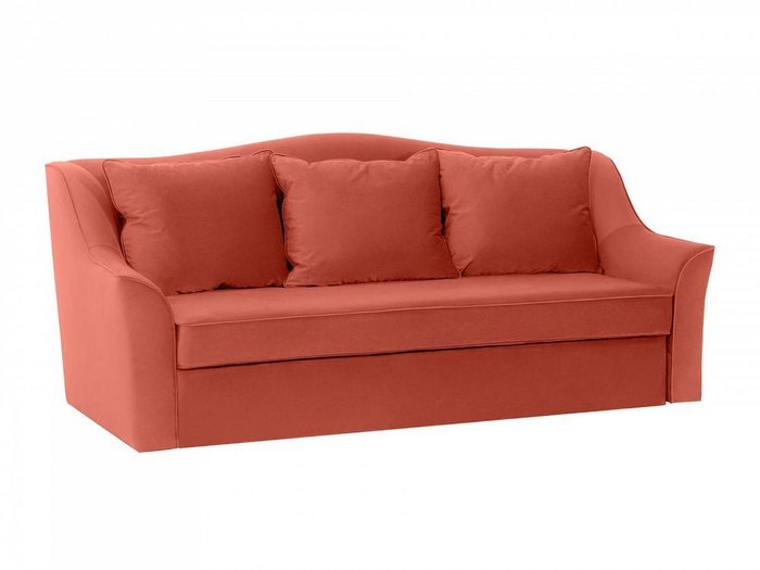Диван-кровать Vermont кораллового цвета  - купить Прямые диваны по цене 76890.0