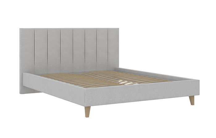 Кровать Нордин 160х20 серого цвета - лучшие Кровати для спальни в INMYROOM