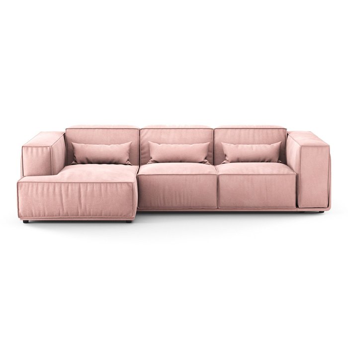 Диван-кровать угловой Vento Classic розового цвета - купить Угловые диваны по цене 166600.0