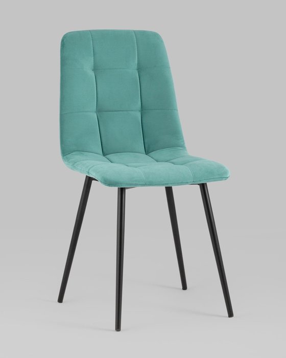 Стул Oliver бирюзового цвета  - купить Обеденные стулья по цене 4490.0