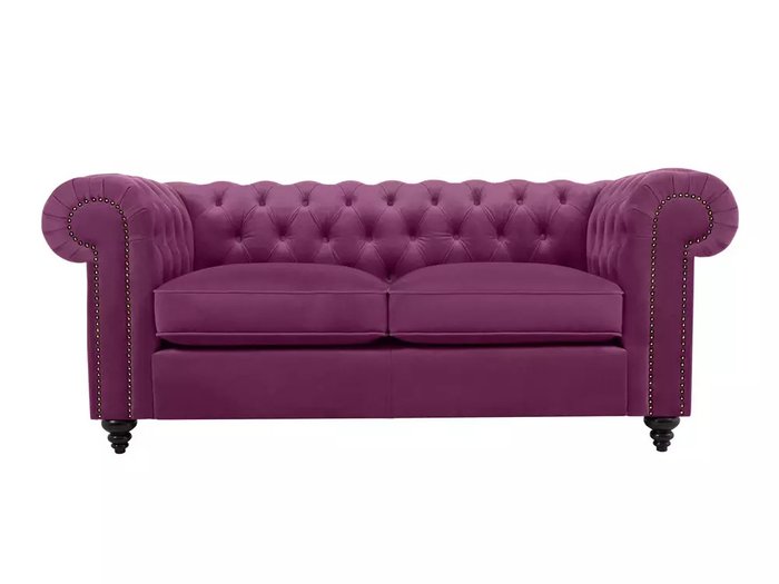 Диван Chester Classic фиолетового цвета