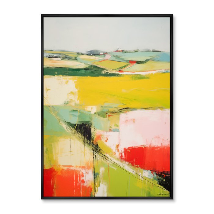 Репродукция картины Landscape collection, Lines, No 1, 2024г.
