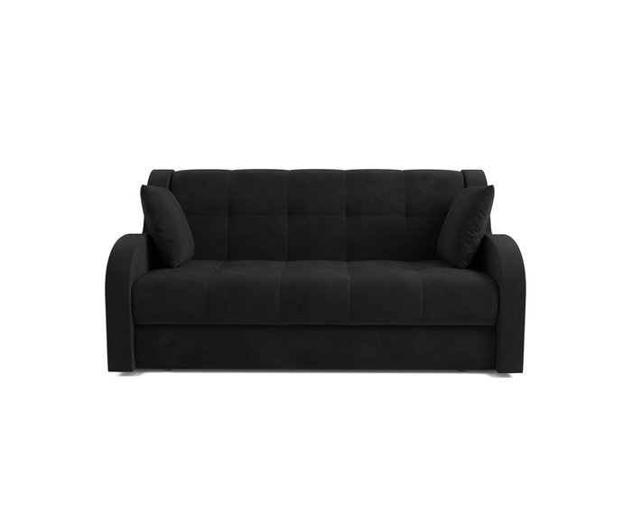 Диван-кровать Барон черного цвета - купить Прямые диваны по цене 32890.0