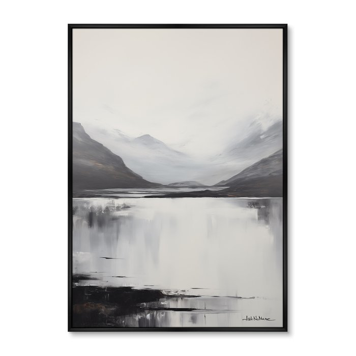 Репродукция картины Landscape collection, Mountains, No 1, 2024г.