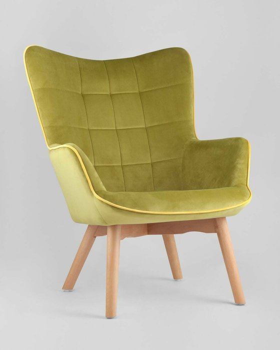Кресло Манго оливкового цвета - купить Интерьерные кресла по цене 22990.0