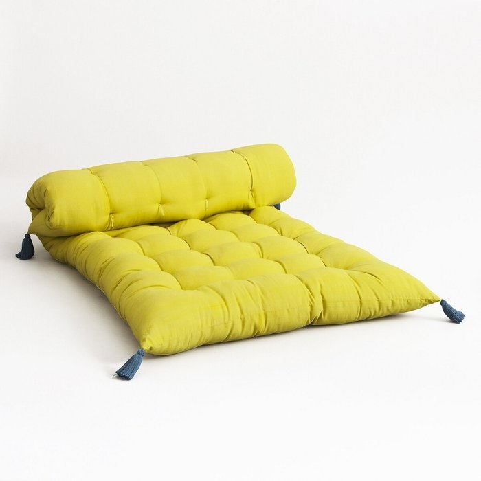 Матрас напольный Babucci желтого цвета - купить Декоративные подушки по цене 5734.0