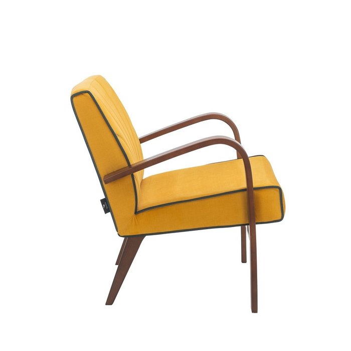 Кресло для отдыха Шелл желтого цвета - лучшие Интерьерные кресла в INMYROOM