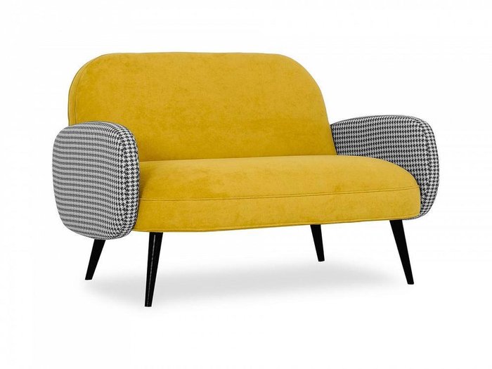 Диван Bordo желтого цвета - купить Прямые диваны по цене 36990.0